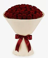 Букет 101 Бордовая роза Блэк Бакарра в Шексне