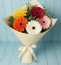 Букет цветов из:  Герберы в Шексне