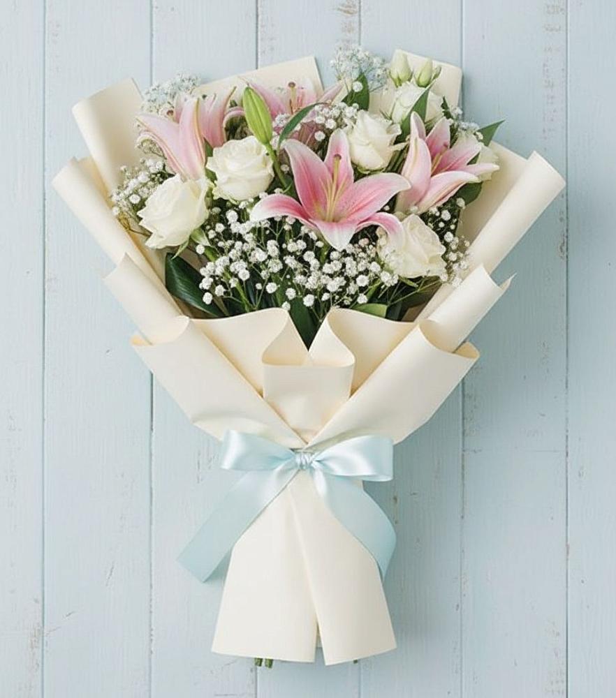 Букет Лилии в Шексне Букет цветов из: Лилии в Шексне