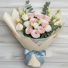 Букет шампанское в Шексне Букет цветов из:  Лизиантусы в Шексне