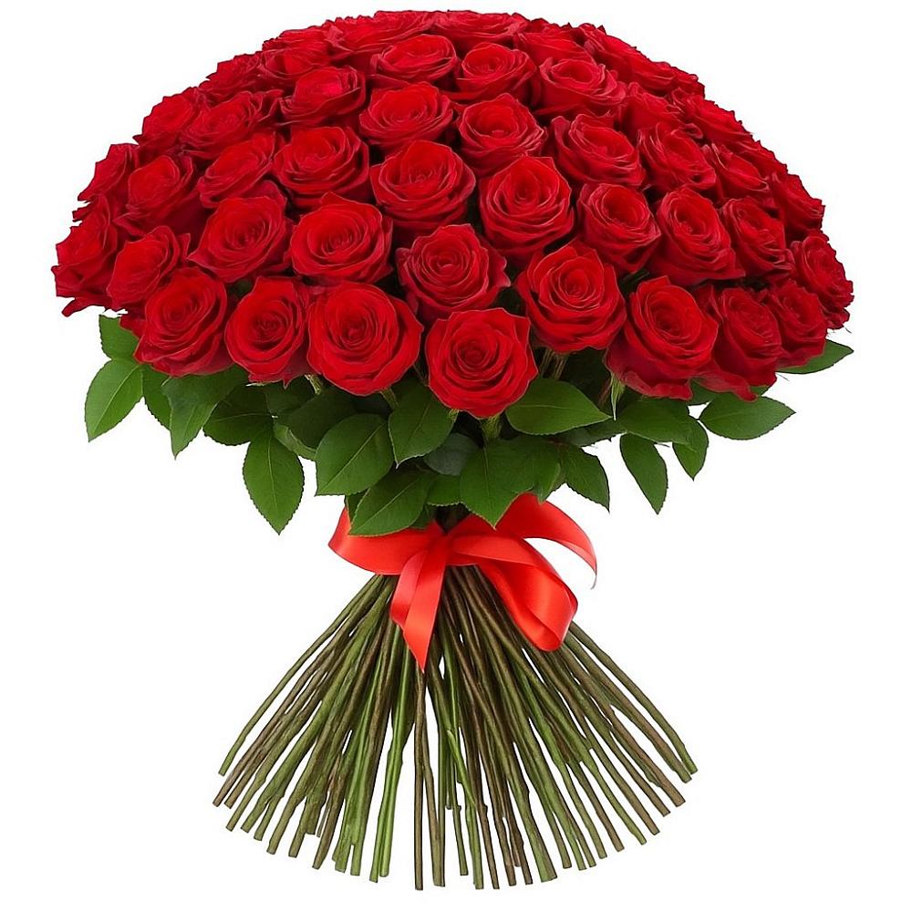 Букет Красные розы Блэк Меджик в Шексне