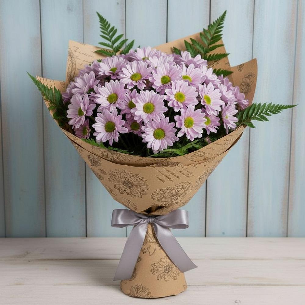 Букет цветов из: Хризантемы в Шексне
