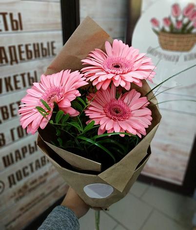 Букет цветов из: Герберы в Шексне
