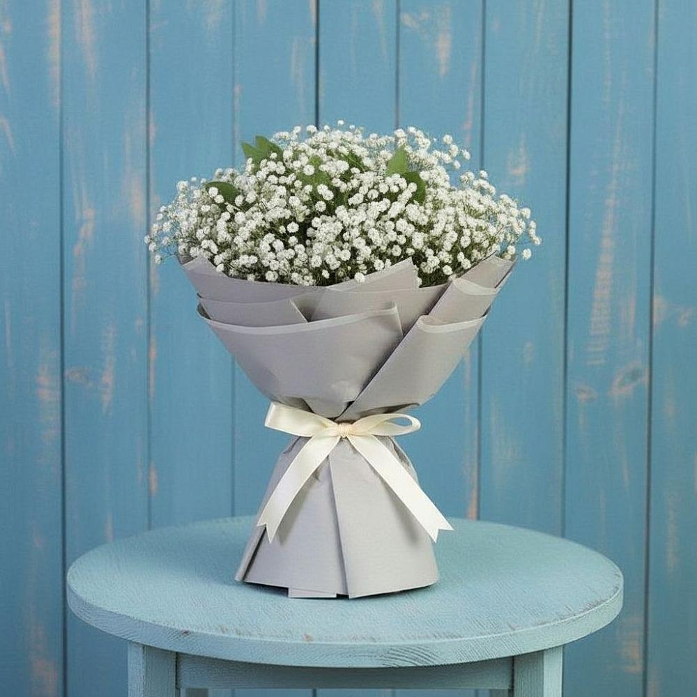 Букет Белые гипсофилы в Шексне Букет цветов из: Гипсофила в Шексне