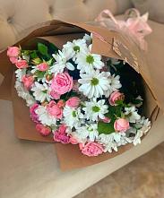 Букет цветов из:  Розы и Хризантемы #REPLACE_PRED# Шексне