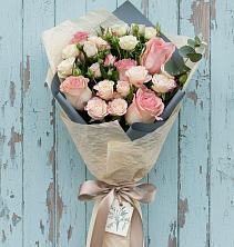 Букет нежный и розовый в Шексне Букет цветов из:  Розы в Шексне