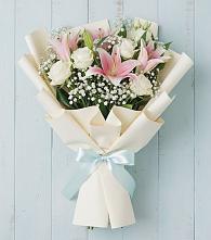 Букет цветов из:  Лилии #REPLACE_PRED# Шексне