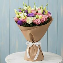 Букет Цветная эустома в Шексне Букет цветов из:  Лизиантусы в Шексне