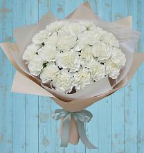 Букет Хрустальное утро в Шексне Букет цветов из:  Гвоздики в Шексне
