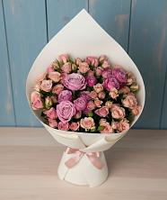 Букет Нежная розовость в Шексне Букет цветов из:  Розы в Шексне
